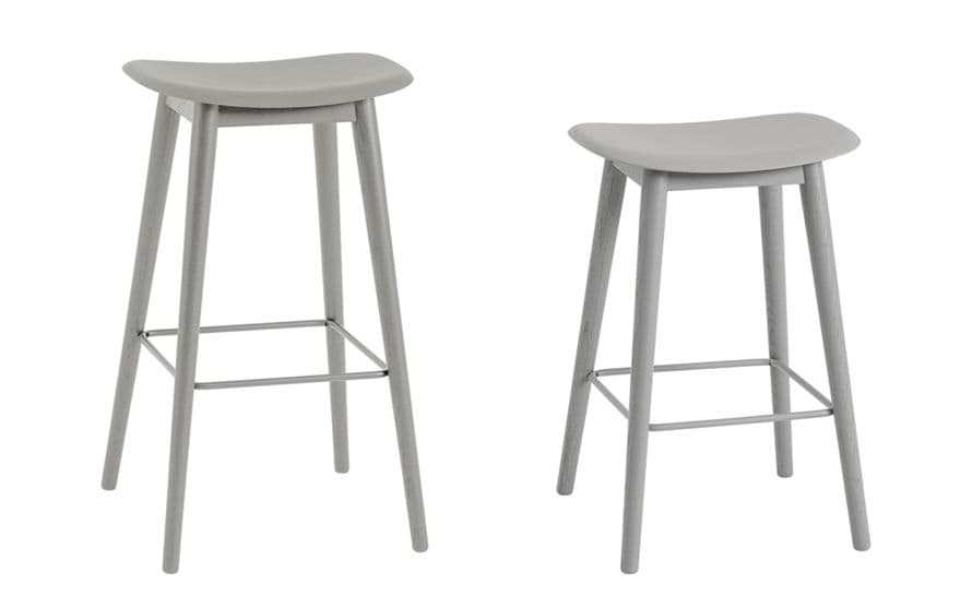 fiber stool with wood base – thumbnail image #6