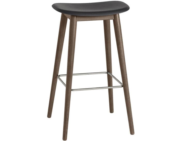 fiber stool with wood base – thumbnail image #8