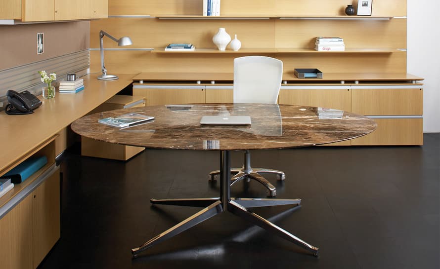 florence knoll 96" oval table – thumbnail image #5