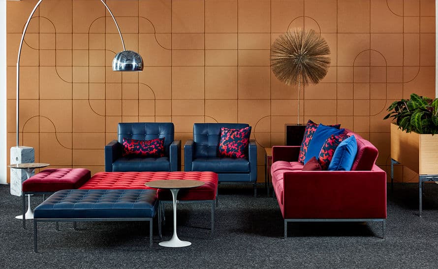florence knoll relaxed medium square bench – thumbnail image #7