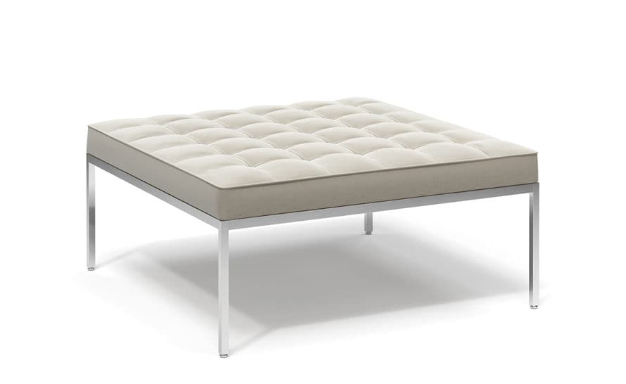 florence knoll relaxed small square bench – thumbnail image #1