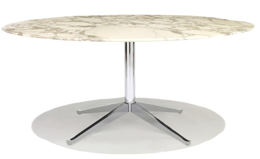 florence knoll 78" oval table – thumbnail image #1