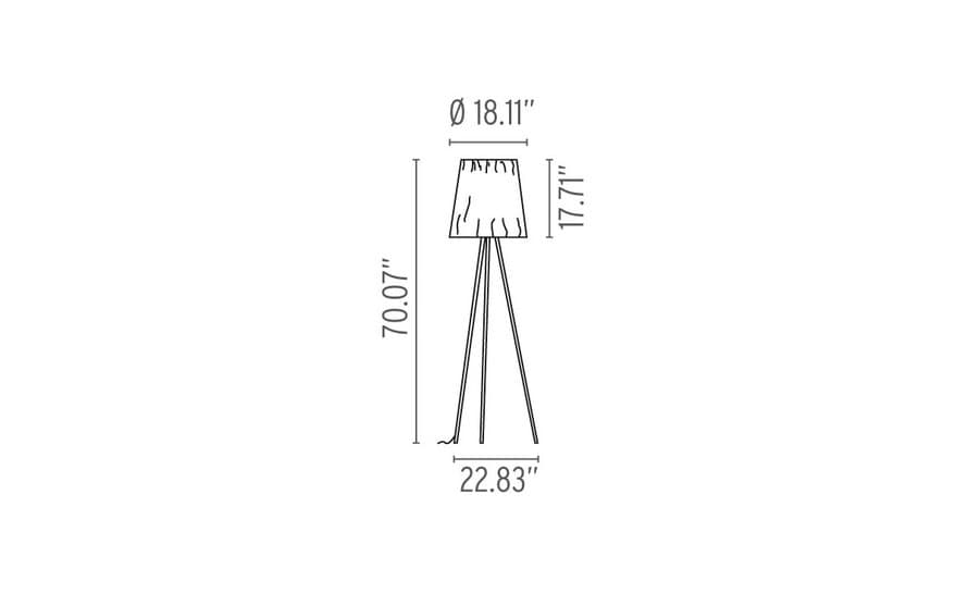 rosy angelis floor lamp – thumbnail image #3