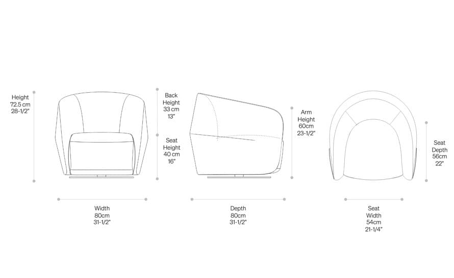 Fold Swivel Lounge – thumbnail image #7