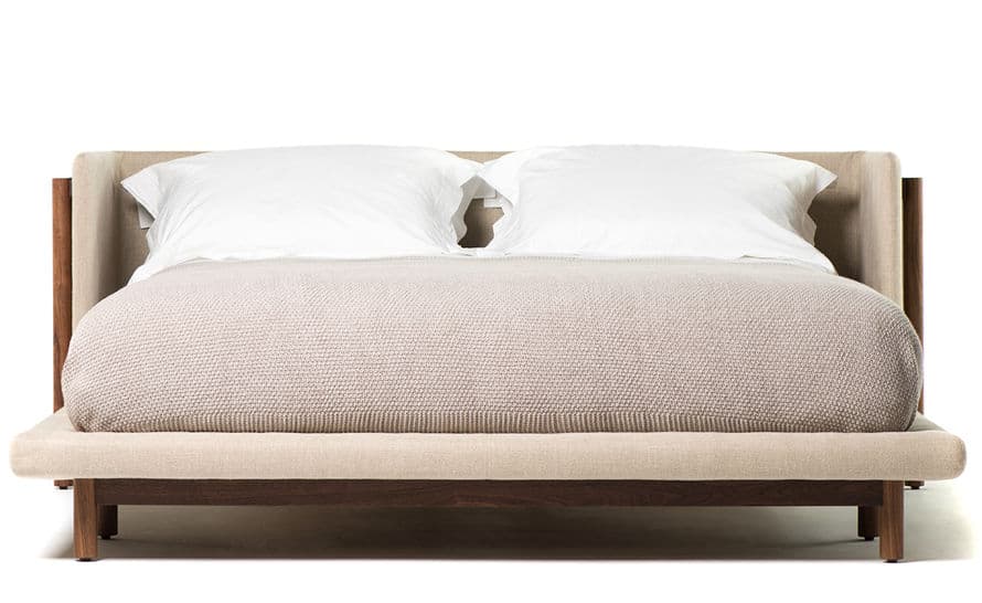 frame queen size bed with arms 768aq – thumbnail image #1