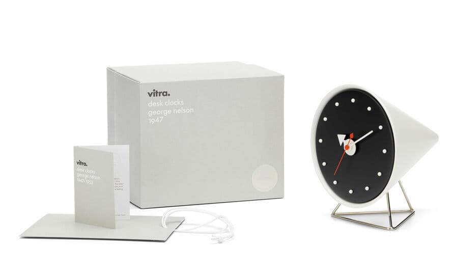 george nelson cone desk clock – thumbnail image #5