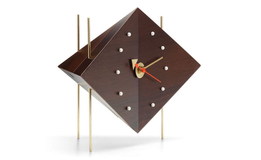george nelson diamond desk clock – thumbnail image #2