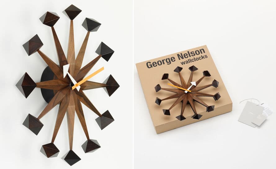george nelson polygon wall clock – thumbnail image #3