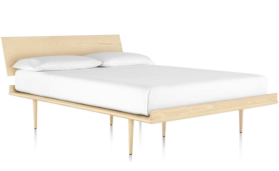 nelson thin edge bed with wood taper legs – thumbnail image #1