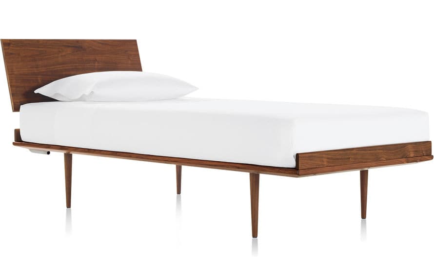 nelson thin edge bed with wood taper legs – thumbnail image #7