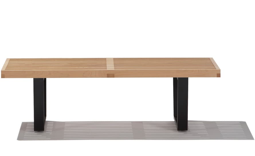 george nelson platform bench with wood base – thumbnail image #1