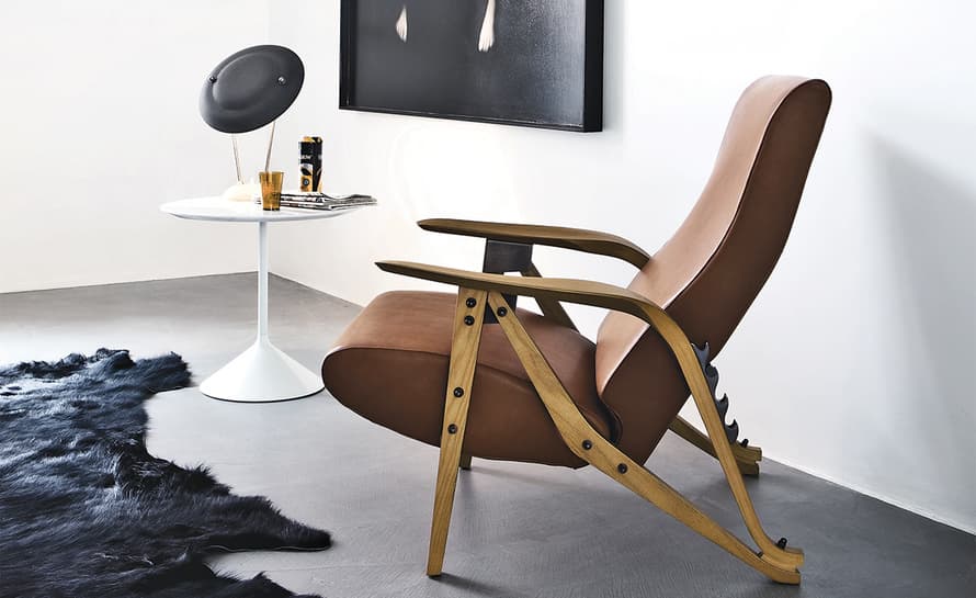 carlo mollino gilda lounge chair – thumbnail image #3