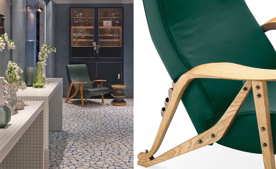carlo mollino gilda lounge chair – thumbnail image #4