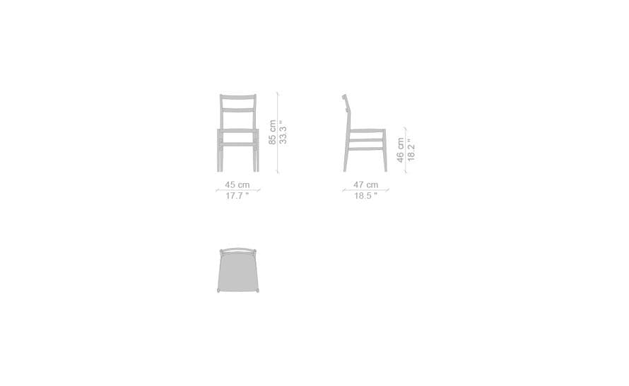 gio ponti leggera chair – thumbnail image #5