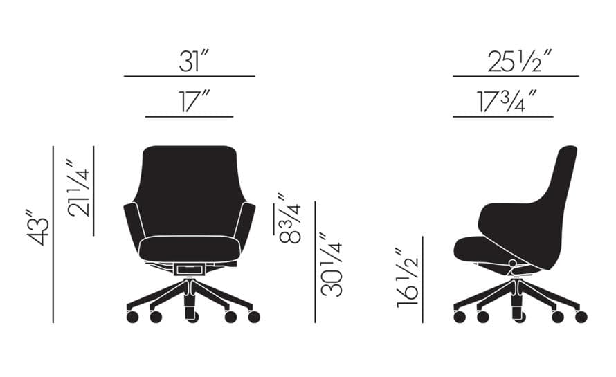 grand executive lowback chair – thumbnail image #9