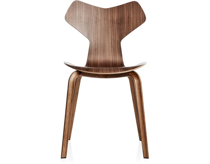 grand prix chair with wood legs – thumbnail image #1