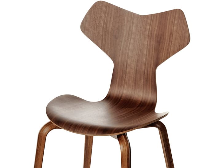 grand prix chair with wood legs – thumbnail image #5