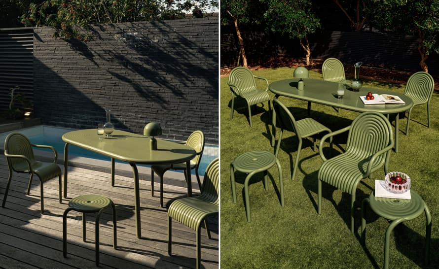 Groove Outdoor Stool Set of 2 – thumbnail image #10