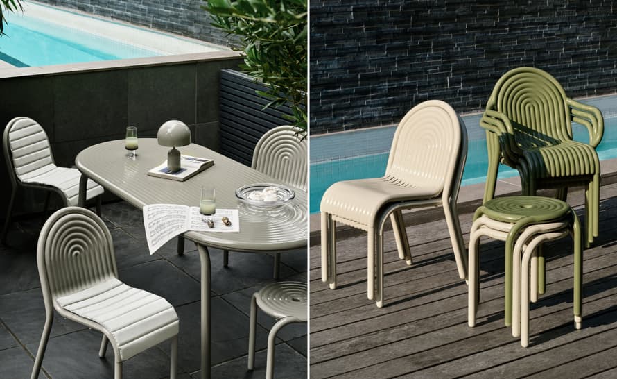 Groove Outdoor Stool Set of 2 – thumbnail image #11
