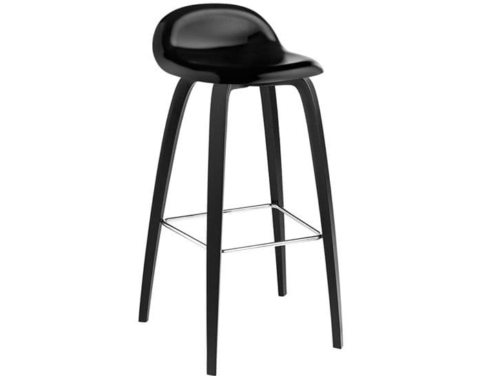 gubi 3d wood base stool – thumbnail image #1