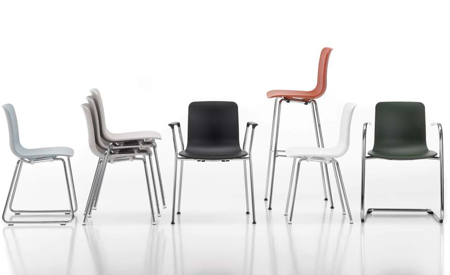 hal tube stackable side chair – thumbnail image #4