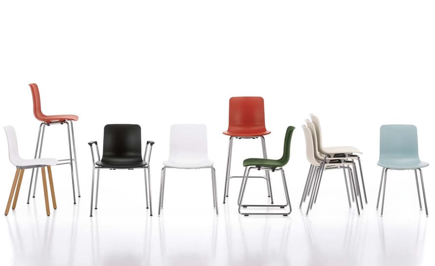 hal tube stackable side chair – thumbnail image #5