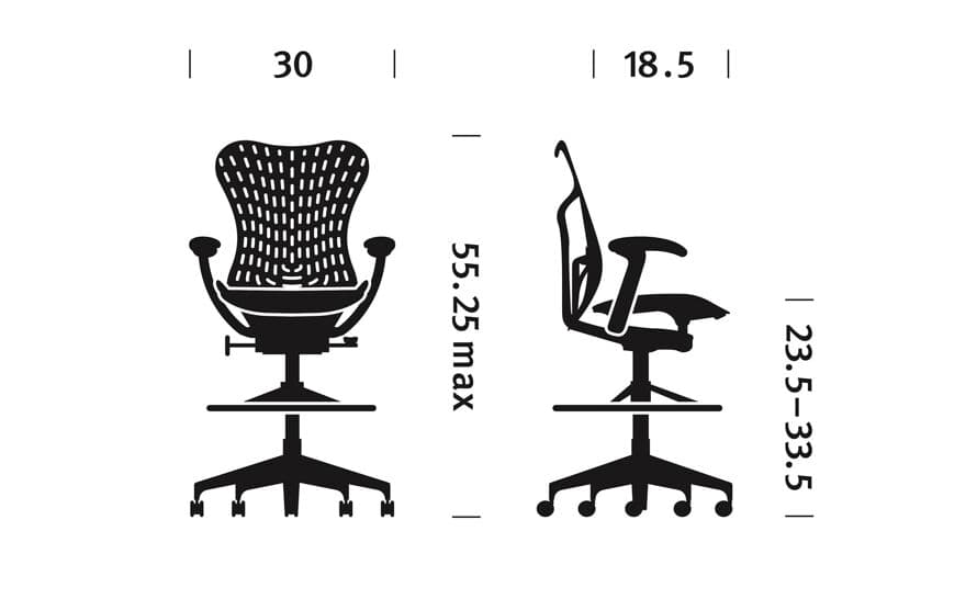 mirra 2 work stool by Herman Miller – thumbnail image #9