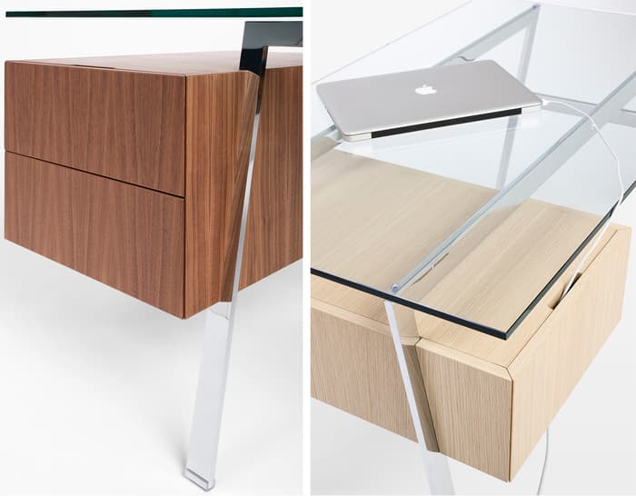 homework 1 desk with glass top – thumbnail image #4