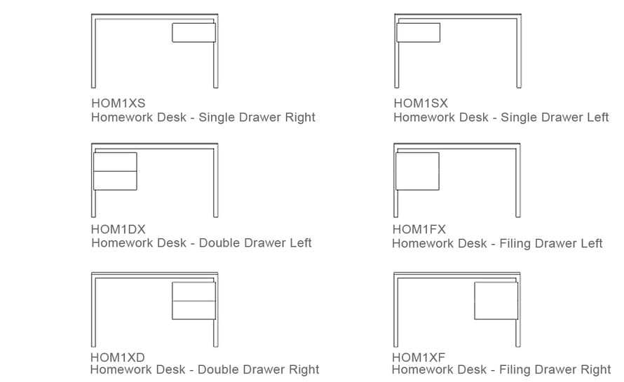 homework 1 desk with glass top – thumbnail image #8