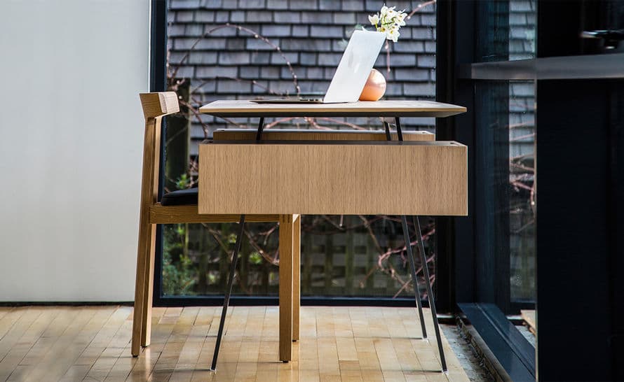 homework desk 1 with wood top – thumbnail image #8