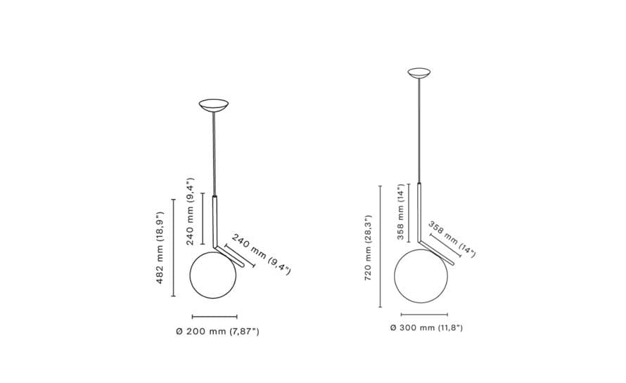 flos ic s suspension lamp – thumbnail image #7