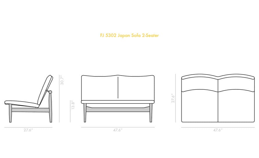 Japan Sofa 2 Seater – thumbnail image #17