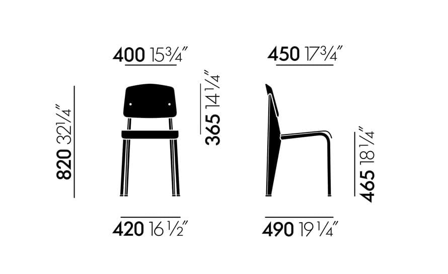 jean prouvé standard sp chair – thumbnail image #6