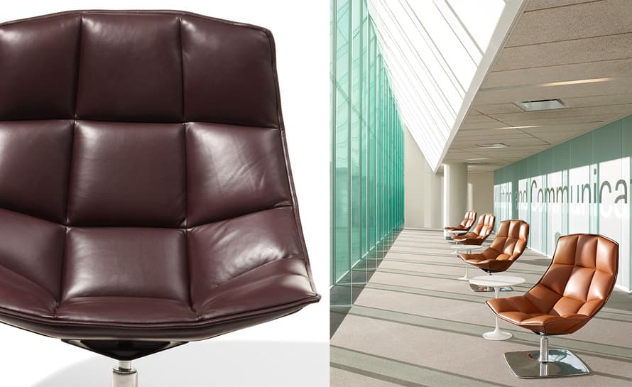 jehs+laub pedestal lounge chair – thumbnail image #5