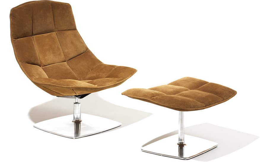 jehs+laub pedestal lounge & ottoman – thumbnail image #1