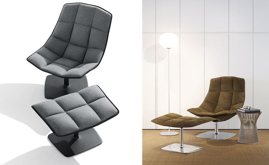 jehs+laub pedestal lounge & ottoman – thumbnail image #6