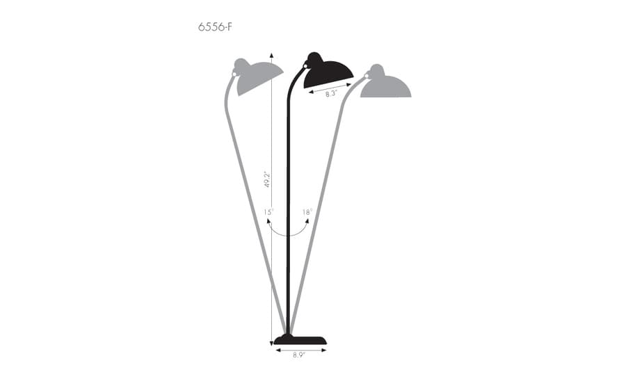 kaiser idell super floor lamp – thumbnail image #4