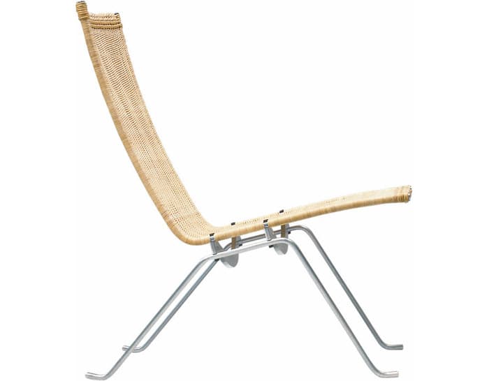 kjaerholm pk22 chair in wicker – thumbnail image #1