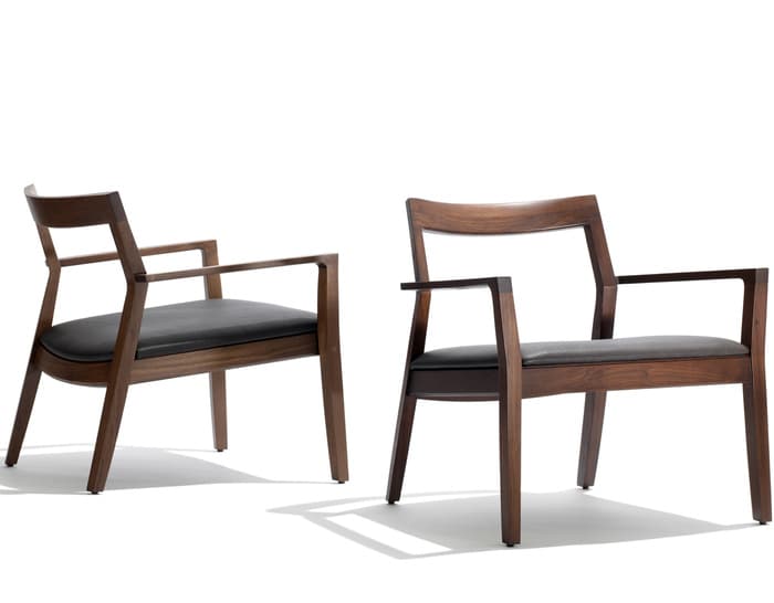 krusin lounge arm chair with upholstered seat – thumbnail image #2