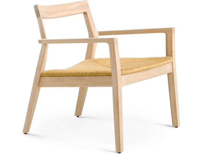krusin lounge arm chair with woven seat – thumbnail image #3