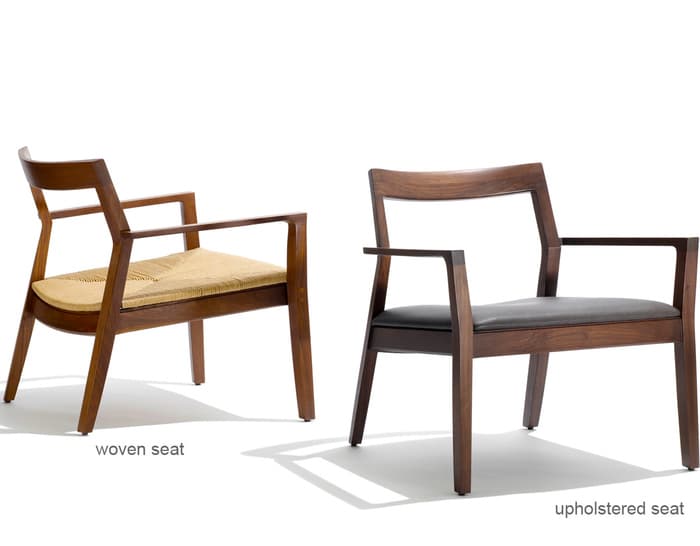 krusin lounge arm chair with woven seat – thumbnail image #4