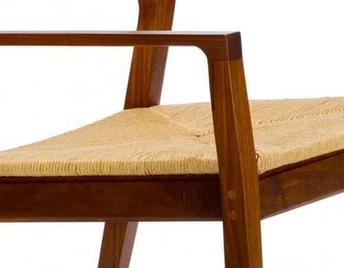 krusin lounge arm chair with woven seat – thumbnail image #5