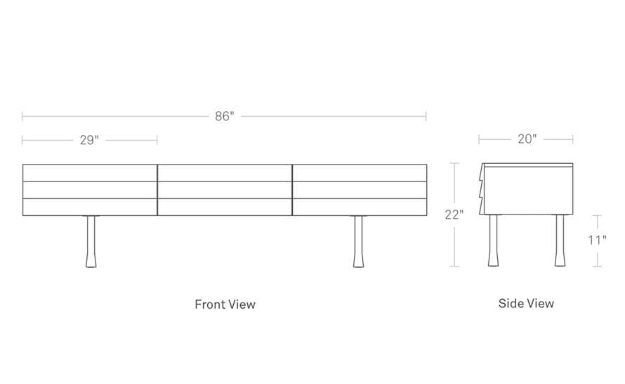 lap long and low dresser – thumbnail image #7
