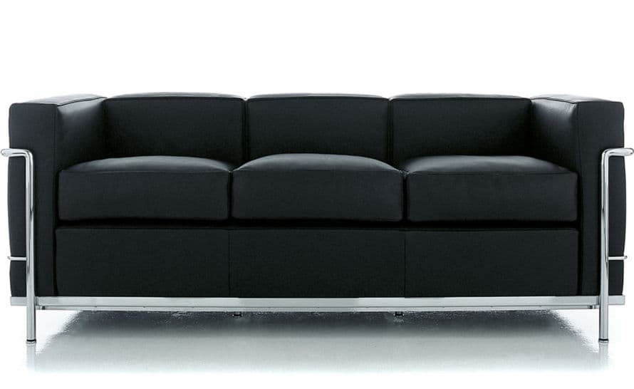 LC2 3 seat Sofa with down cushions – thumbnail image #1