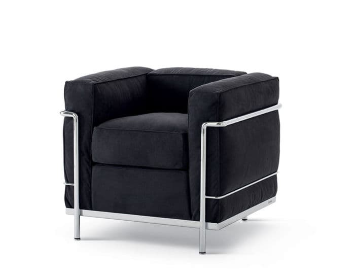 LC2 Armchair with down cushions – thumbnail image #1