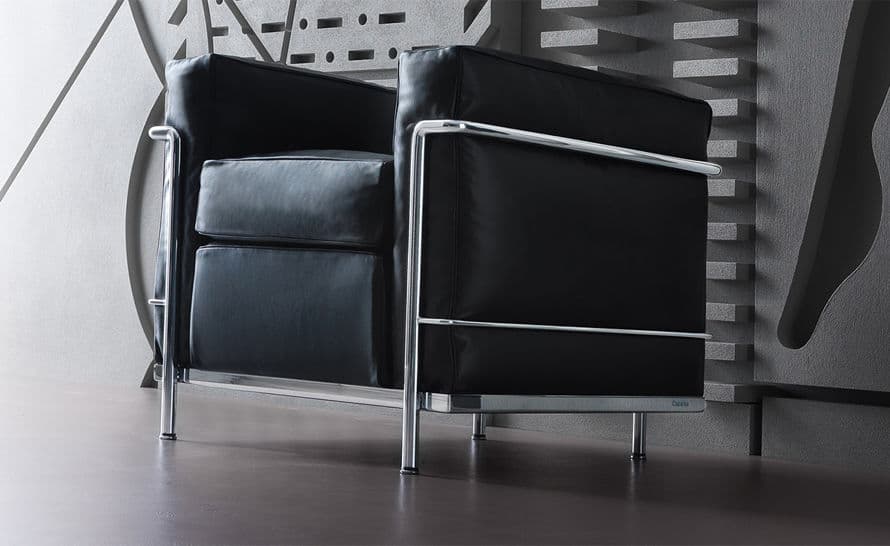 LC2 Armchair with down cushions – thumbnail image #12