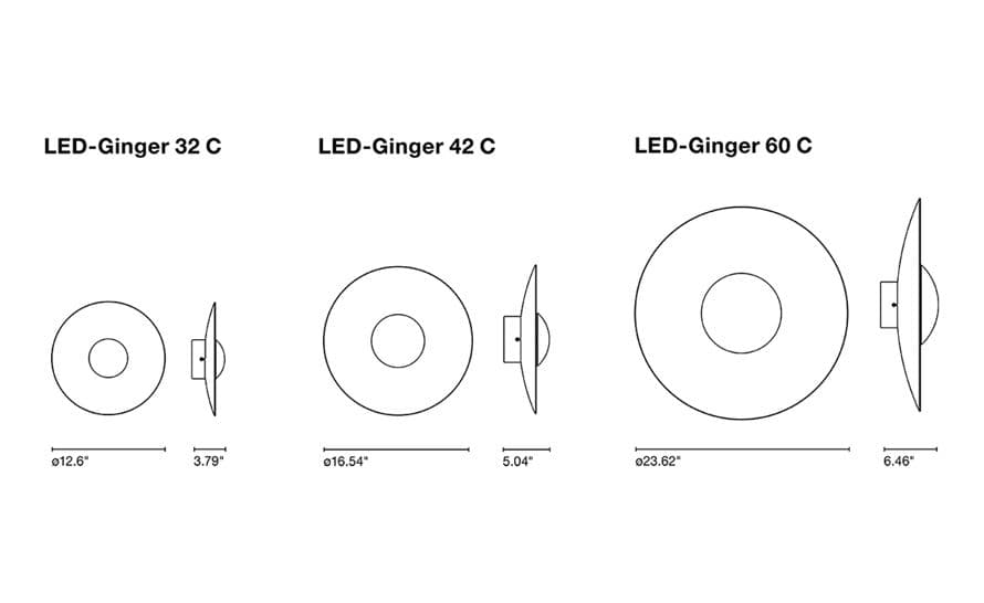 led-ginger wall sconce – thumbnail image #5