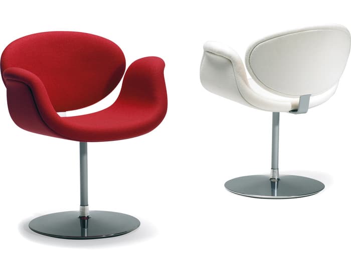 pierre paulin little tulip chair with disc base – thumbnail image #2