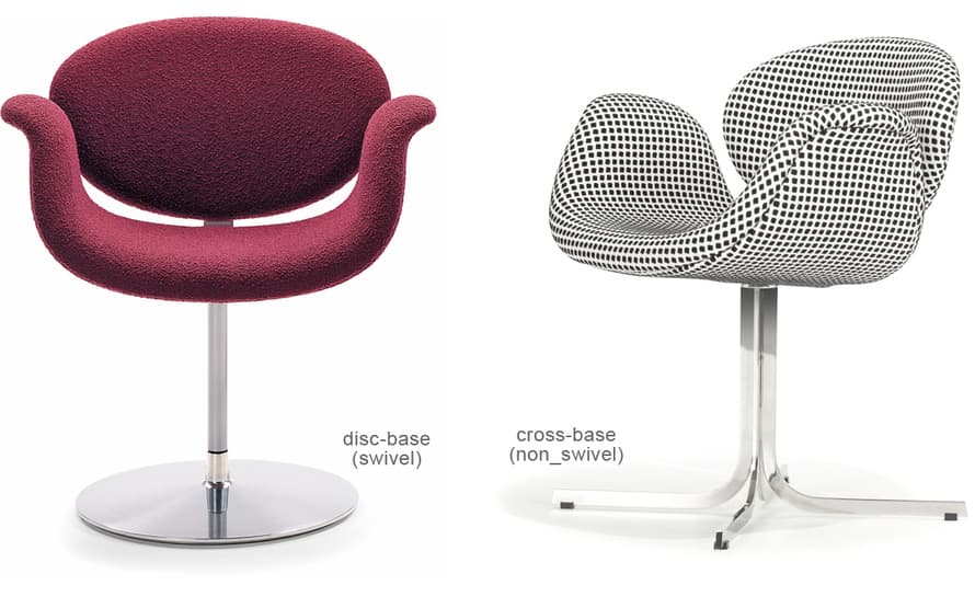 pierre paulin little tulip chair with disc base – thumbnail image #3