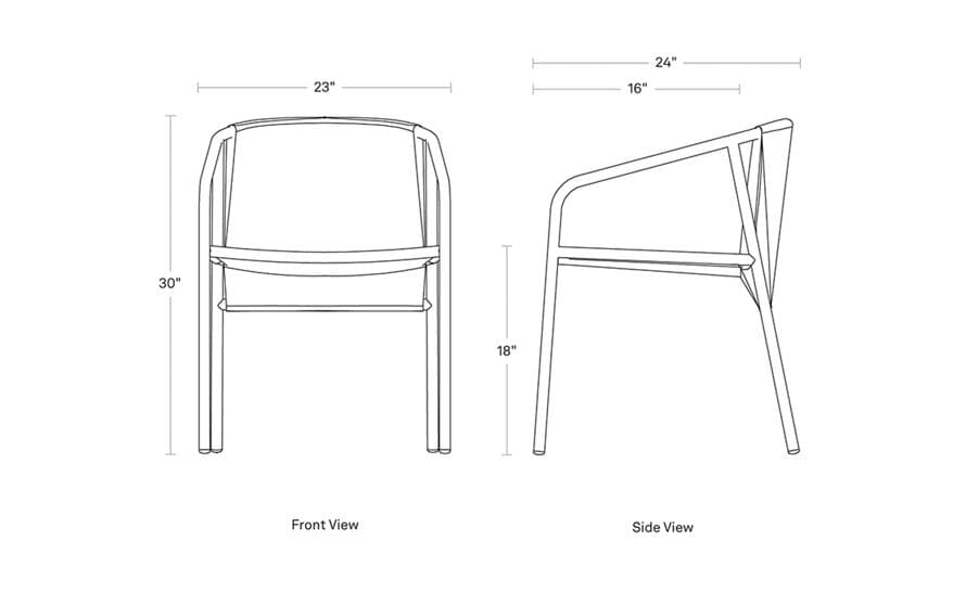 Lookout Outdoor Dining Chair – thumbnail image #8